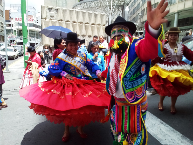 La Paz carnaval, Bolivie